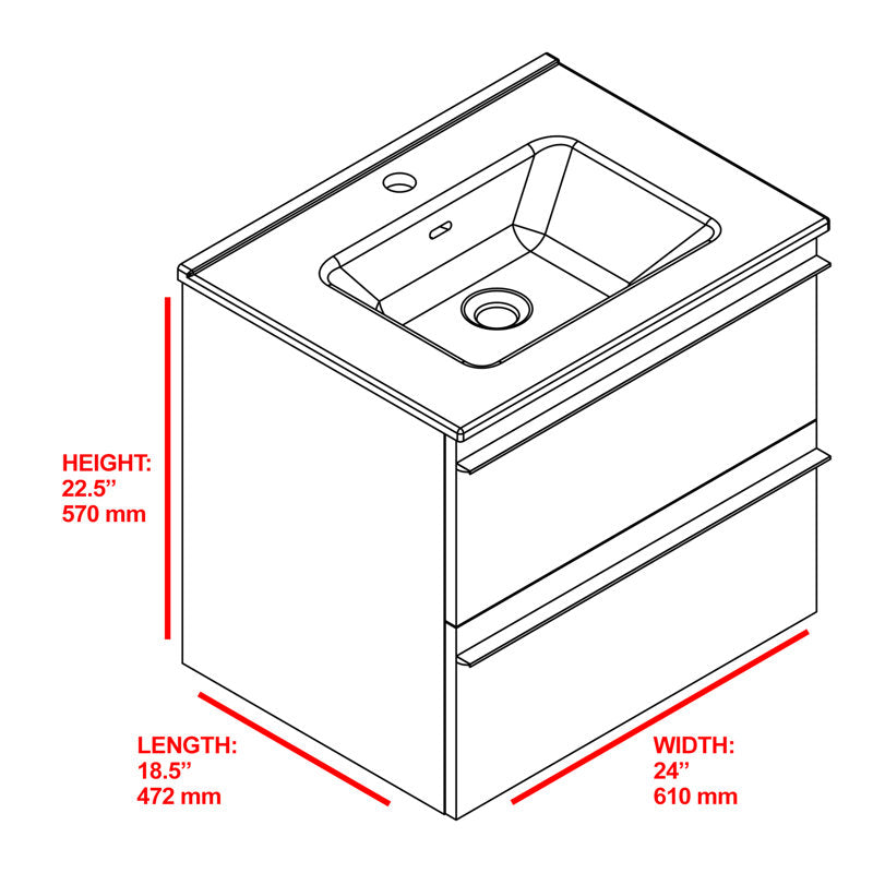 Berloni Cabinet Vanity