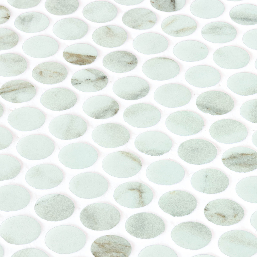 Onix Penny Round Mosaic